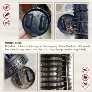 Đèn bắt muỗi con dơi CN02 - Hình ảnh 5