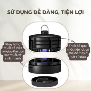 Đèn bắt muỗi con dơi CN02 - Hình ảnh 3