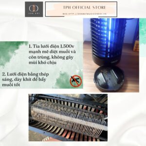 Đèn bắt muỗi con dơi CN02 - Hình ảnh 2
